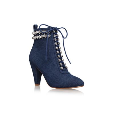 Blue Rapider high heel ankle boots